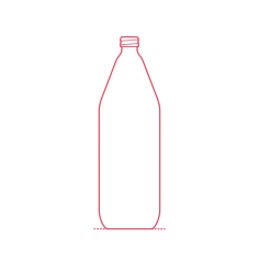 Objects Beverage Containers Beer Bottle 40Oz Forty Simple Line Art Svg, Free Vectors File